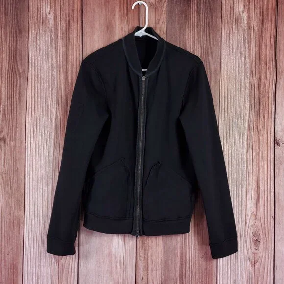 Todd Snyder Varsity Tech Bomber Jacket Mens Small Full Zip Stretch Pockets
